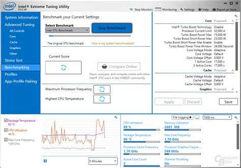 Intel Extreme Tuning Utility XTU 7.14.0.15 Download .